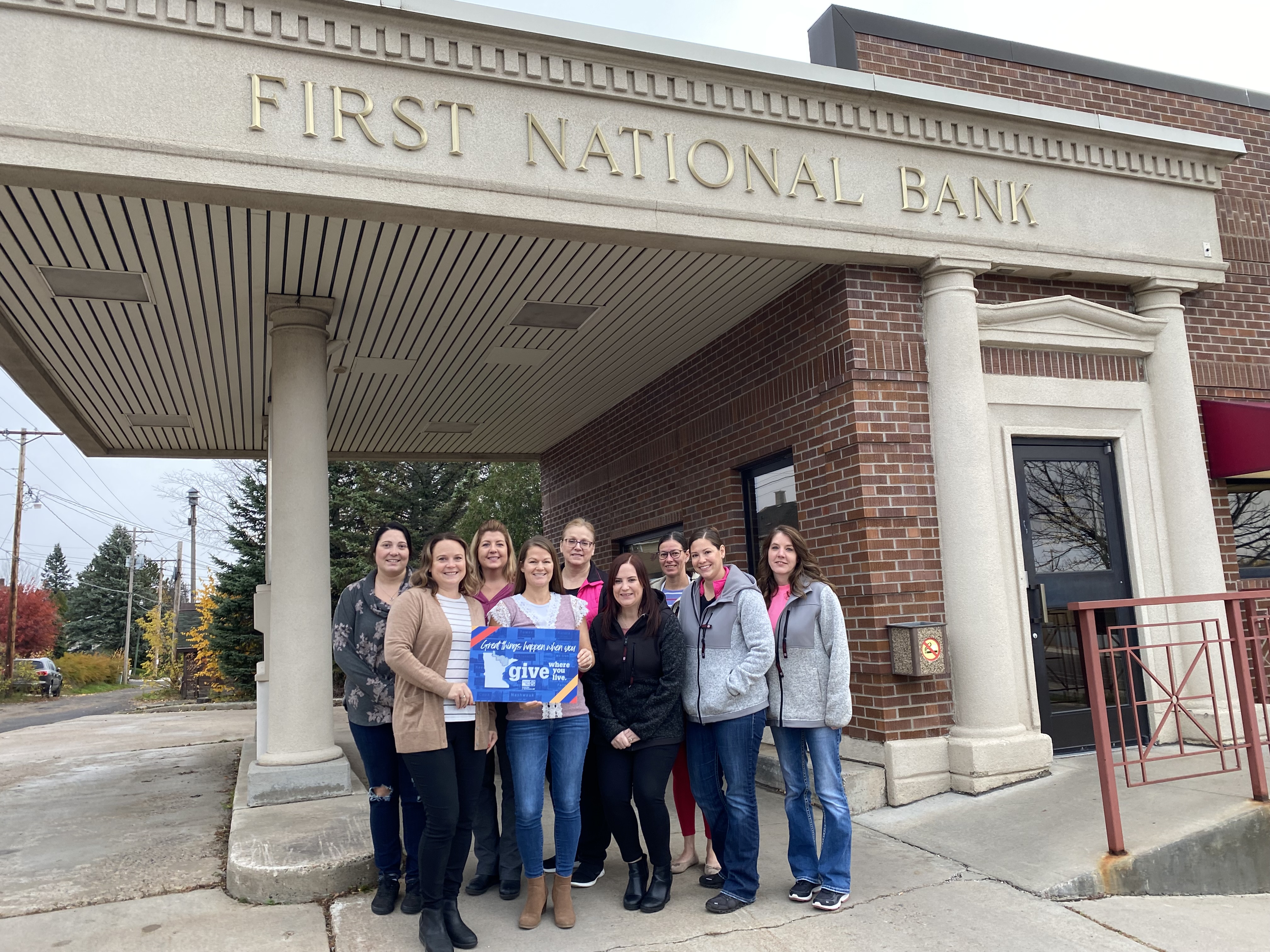 First National Bank's workplace campaign