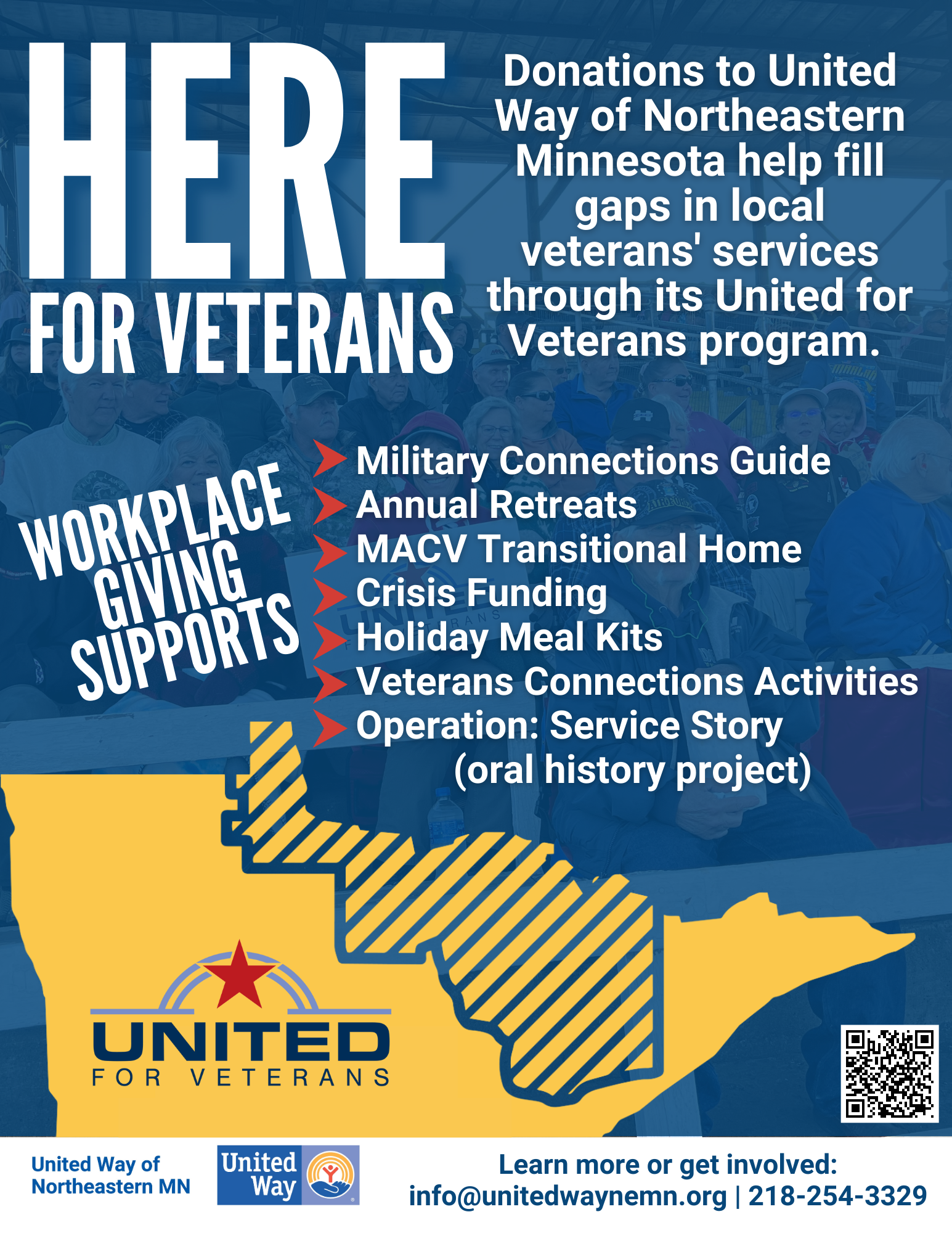 UWNEMN United for Veterans Poster